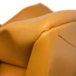 Pre Owned Louis Vuitton Saffron Leather Shopper Tote MM Bag