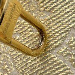 Louis Vuitton Loop Gold Monogram Laminated Jacquard Hobo Bag