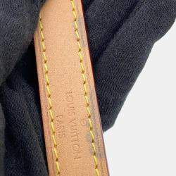 Louis Vuitton Loop Gold Monogram Laminated Jacquard Hobo Bag