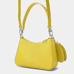 Louis Vuitton Jaune Epi Leather Malelini LV x YK Shoulder Bag