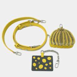 Louis Vuitton Jaune Epi Leather Malelini LV x YK Shoulder Bag