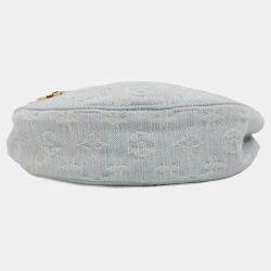 Louis Vuitton Light Blue Monogram Denim Loop Shoulder Bag