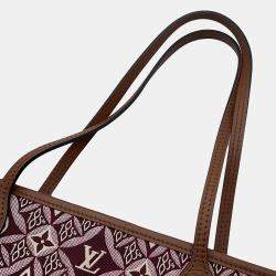 Pre Owned Louis Vuitton Neverfull Bordeaux Monogram / Jacquard Since1854 Size Mm
