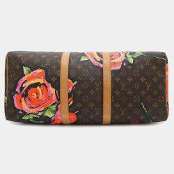 Louis Vuitton Keepall Brown Monogram Rose Size 50