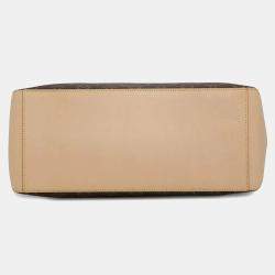 Pre Owned Louis Vuitton Beige Monogram Canvas Mezzo Shoulder Bag