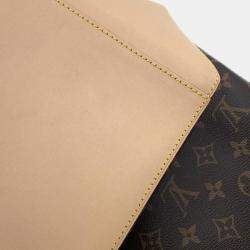 Pre Owned Louis Vuitton Beige Monogram Canvas Mezzo Shoulder Bag