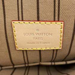 Pre Owned Louis Vuitton Beige Monogram Canvas Mezzo Shoulder Bag
