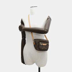 Pre Owned Louis Vuitton Brown Monogram Canvas Mini Bumbag