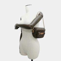 Pre Owned Louis Vuitton Brown Monogram Canvas Mini Bumbag