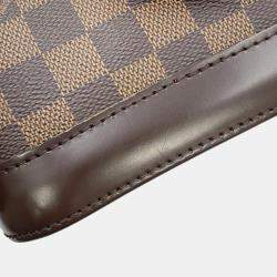 Pre Owned Louis Vuitton Alma Red Damier Ebene Canvas Size Bb