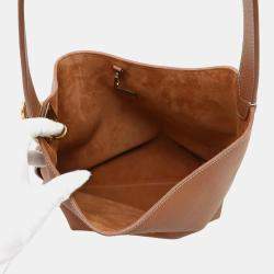 Louis Vuitton Cognac Grained Calf Leather MM Hobo Bag