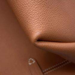 Louis Vuitton Cognac Grained Calf Leather MM Hobo Bag