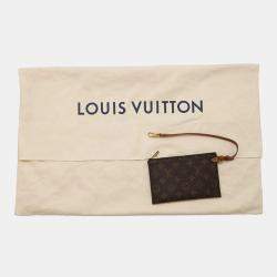 Louis Vuitton Cognac Grained Calf Leather MM Hobo Bag
