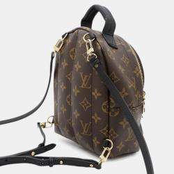 Louis Vuitton Palm Springs Backpack Noir Monogram Size Mini