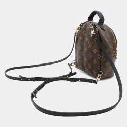 Louis Vuitton Palm Springs Backpack Noir Monogram Size Mini