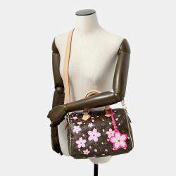 Louis Vuitton Brown Monogram Canvas Sakura Speedy Bandouliere 25 Shoulder Bag