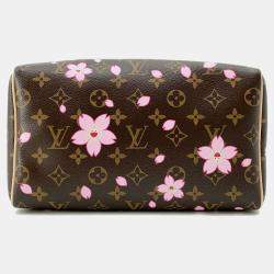 Louis Vuitton Brown Monogram Canvas Sakura Speedy Bandouliere 25 Shoulder Bag