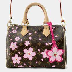 Louis Vuitton Brown Monogram Canvas Sakura Speedy Bandouliere 25 Shoulder Bag