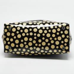 Louis Vuitton x Yayoi Kusama Black Monogram Nylon Vertical Lock It MM Bag