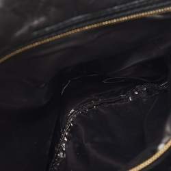 Louis Vuitton x Yayoi Kusama Black Monogram Nylon Vertical Lock It MM Bag