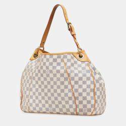 Louis Vuitton White Damier Azur Galliera PM