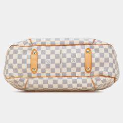 Louis Vuitton White Damier Azur Galliera PM