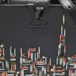 Louis Vuitton Black Leather Beaded Skyline Capucines BB Bag
