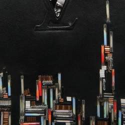 Louis Vuitton Black Leather Beaded Skyline Capucines BB Bag