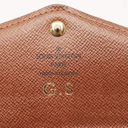 Louis Vuitton Monogram Canvas Sarah Wallet