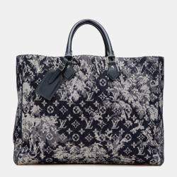 Louis Vuitton Blue Monogram Tapestry Grand Sac