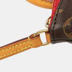 Pre Owned Louis Vuitton Brown Monogram Nano Pallas