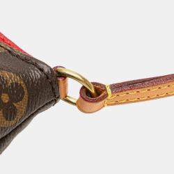 Pre Owned Louis Vuitton Brown Monogram Nano Pallas