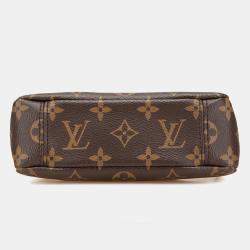Pre Owned Louis Vuitton Brown Monogram Nano Pallas