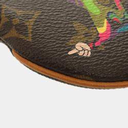 Louis Vuitton Brown Monogram Canvas Takashi Murakami Coin Case 