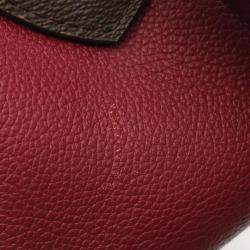 Pre Owned Louis Vuitton Brown Bordeaux Monogram Canvas Manhattan Handbag
