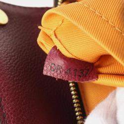 Pre Owned Louis Vuitton Brown Bordeaux Monogram Canvas Manhattan Handbag