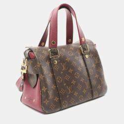 Pre Owned Louis Vuitton Brown Bordeaux Monogram Canvas Manhattan Handbag