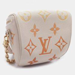 Louis Vuitton Ivory/Orange/Yellow Monogram Empreinte Leather Mini Bum Bag