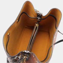 Louis Vuitton Brown Multicolor Monogram Giant LV Jungle Neonoe Shoulder Bag