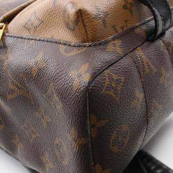 Louis Vuitton Brown Beige Monogram Reverse Palm Springs PM Backpack