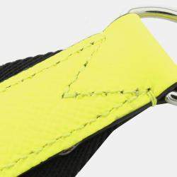 Louis Vuitton Yellow Coated Canvas Taigarama Duo Sling Bag