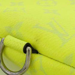 Louis Vuitton Yellow Coated Canvas Taigarama Duo Sling Bag