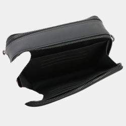 Louis Vuitton Black Leather Aerogram Alpha Wearable Shoulder Wallet