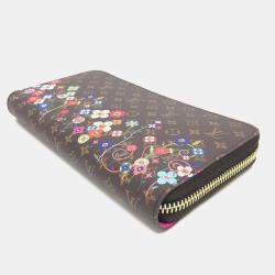 Louis Vuitton Brown Monogram Canvas Takeshi Murakami Chain Wallet