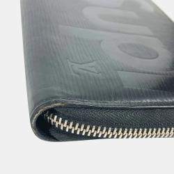 Louis Vuitton Noir Black Epi Leather Zippy Organizer Long Wallet
