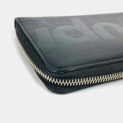 Louis Vuitton Noir Black Epi Leather Zippy Organizer Long Wallet