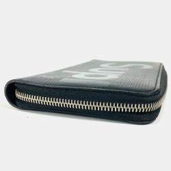 Louis Vuitton Noir Black Epi Leather Zippy Organizer Long Wallet