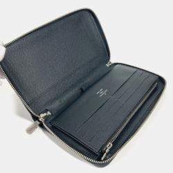 Louis Vuitton Noir Black Epi Leather Zippy Organizer Long Wallet