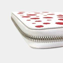 Louis Vuitton Red/White Epi Leather Yayoi Kusama Long Zippy Wallet