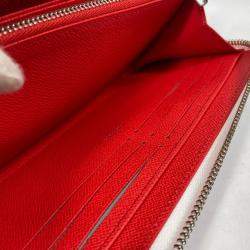 Louis Vuitton Red/White Epi Leather Yayoi Kusama Long Zippy Wallet